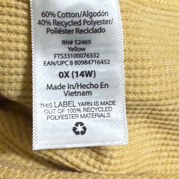 Yellow Button-Front Sweater - Picture 9 of 11